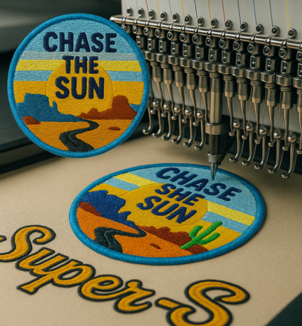 Sunset Woven Labels
